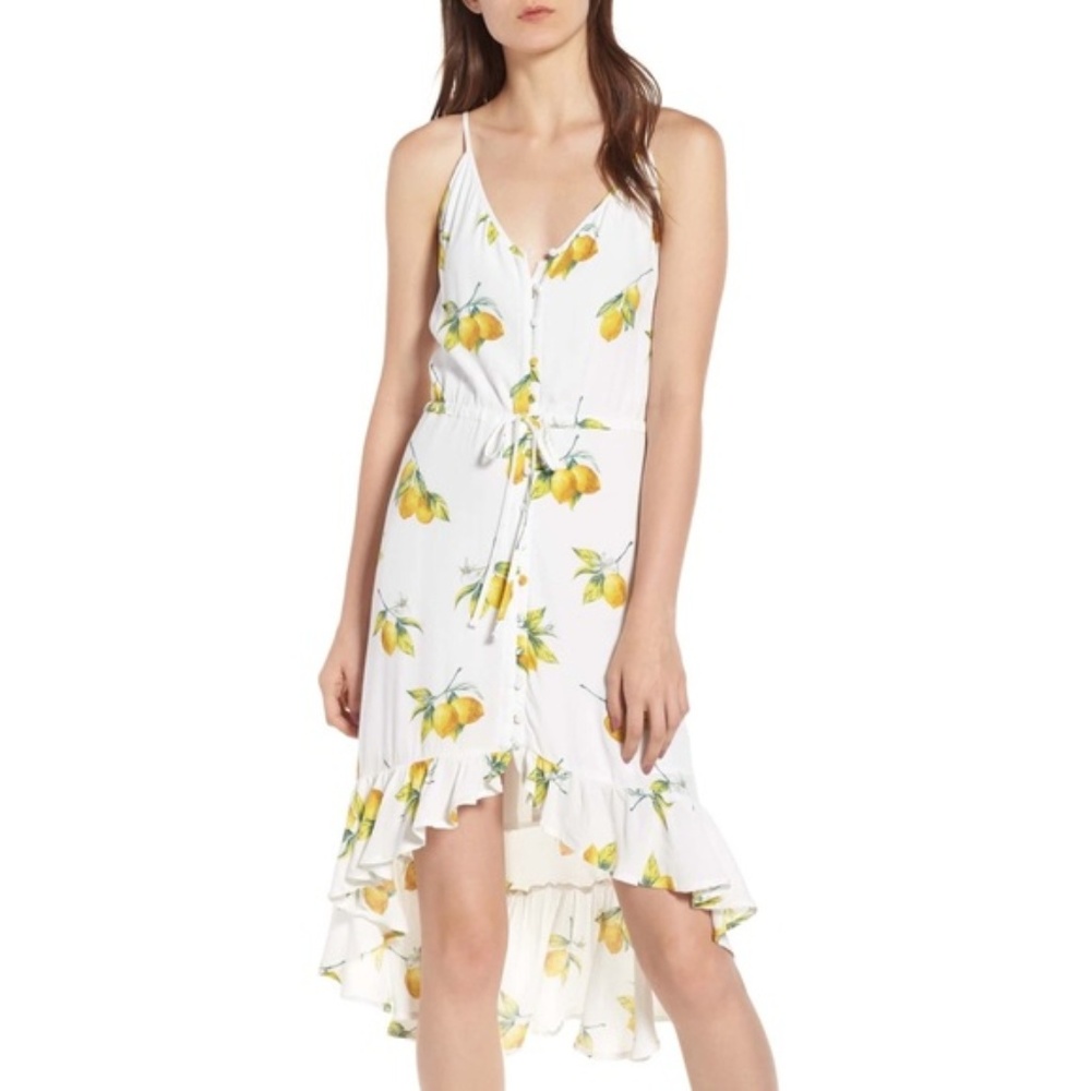 RAILS FRIDA LEMON PRINT DRESS